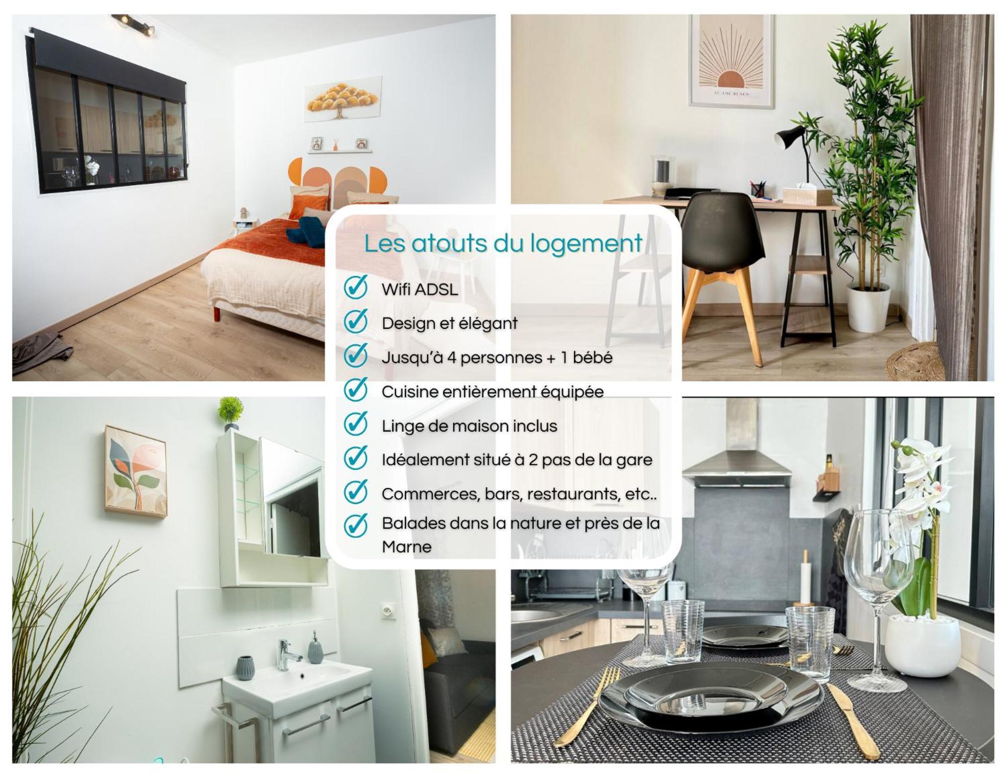 Le Cocon Douillet - 5" De La Gare - Wifi - Acces Direct Paris & Disneyland Jouarre Exterior foto
